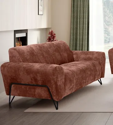 Produktbild von 2-Sitz Sofa VOLARE , Couch, Wohnzimmermöbel, Polstermöbel, Zweisitzer Sofa [Rust: Vega P08]