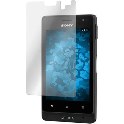 Produktbild von 8er-Pack PhoneNatic Displayschutzfolien matt  kompatibel mit Sony Xperia go
