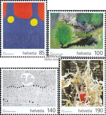 Produktbild von Briefmarken Schweiz 2011 Mi 2210-2213 (kompl.Ausg.) gestempelt Künstler mit Behinderung