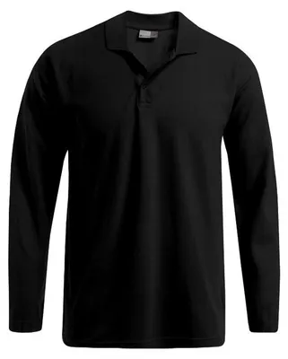 Produktbild von Promodoro - Poloshirt Schwere Qualität für Herren Langärmlig LT3083 (XL) (Schwarz)