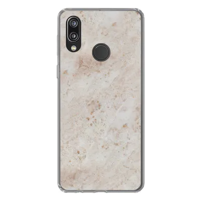 Produktbild von MuchoWow® Handyhülle Schutzhülle Hülle für Huawei P20 Lite (2020) Marmor - Muster - Braun Silikon Softcase Handy Hülle - Kartenhalter