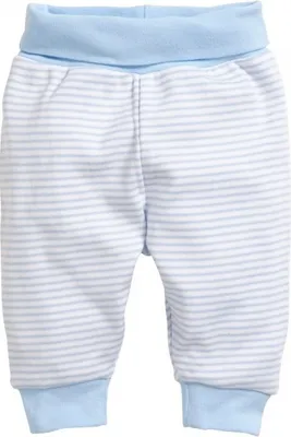 Produktbild von babyhose Interlock weiß/blau Größe 44