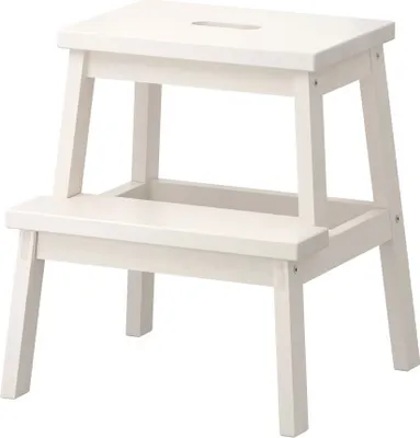 Produktbild von IKEA Hocker Stufe Schemel Tritthocker Stufenhocker Massivholz BEKVÄM