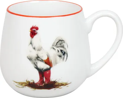Produktbild von KÖNITZ 1111432961 Kuschelbecher 400 ml Tapsiger Hahn, Porzellan