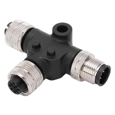 Tee konektor pre NMEA 2000 M12 závit 5 pinov IP67 vodotesný pre siete Lowrance