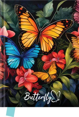 Image de 80k 14x18cm Journal papillon