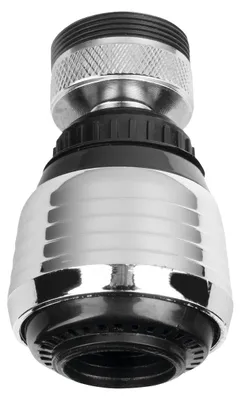 Produktbild von Aqualine Perlator mit Kugelgelenk und Umsteller, Reduktion (M22x1 u. M24x1), Chrom/ABS
