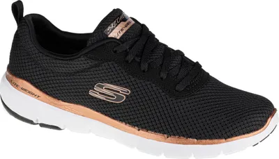 Produktbild von Skechers Flex Appeal 3.0 - First Insight 13070-BKRG, Sneaker, Damen, Schwarz