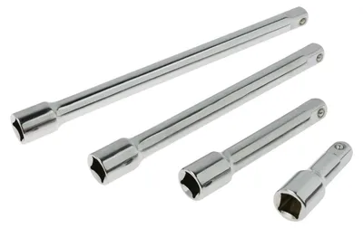 Immagine prodotto di Set di prolunghe per chiavi a bussola e cricchetti, estensioni, raccordi per auto e industriali, attacco 1/2" 4 pezzi Geko