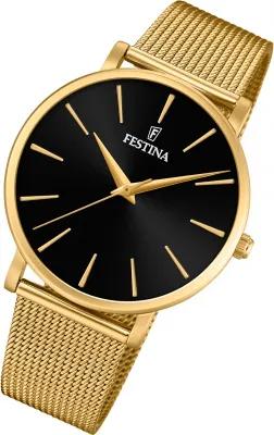 Produktbild von Festina Armband-Uhr Damen F20476/2 Edelstahl Uhr gold Ladies Classic UF20476/2