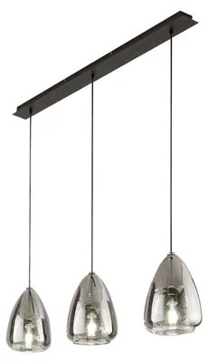 Obrázek produktu pro Fabas Luce závěsné svítidlo Britton E27 2000x220mm šedá