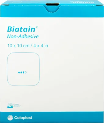 Produktbild von BIATAIN Schaumverband 10x10cm nicht haftend, 10 St VER