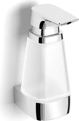 Produktbild von VIGOUR VOGUE Flüssigseifenspender Seifenspender Glas Wandmontage verchromte Halterung