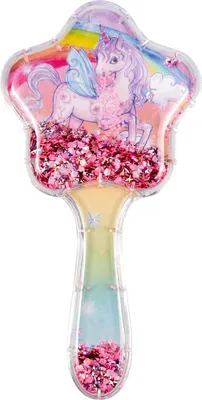 Produktbild von Einhorn-Paradies|Die Spiegelburg Haarbürste (mit beweglichem Glitter) - Einhorn-Paradies