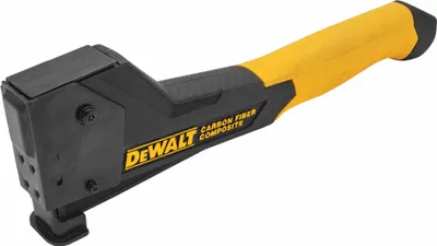 Produktbild von DeWALT Karbonfaser Hammertacker DWHT75900-0, Schnellnagler, Einhandtacker für 8-12mm Klammern, Vibrationsgedämpft