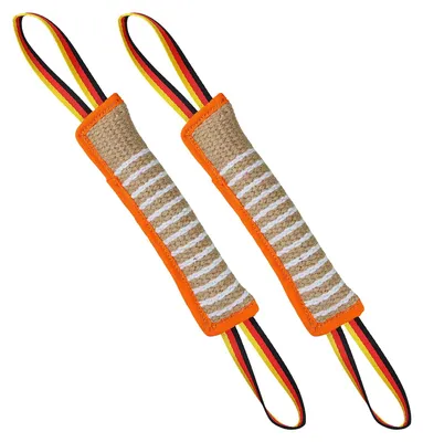 Imagen del producto de Juguete para perros, mordedor con 2 agarres, 30 cm, ideal para entrenamiento y juego