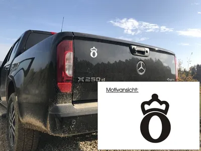 Produktbild von Bundeszucht - Oldenburg Warmblut, Autoaufkleber, - Pferderasse Kennzeichnung, Heißbrand, Kaltbrand,