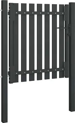 Produktbild von vidaXL Gartentor aus Stahl 100 x 75 cm Anthrazit