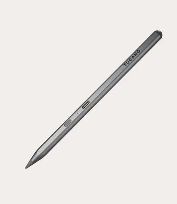 Image de Tucano Pencil 3, Tablette, Apple, Gris, iPad 7e/8e/9e/10e génération iPad Air 10 9 pouces 3e/4e/5e génération iPad Pro 11 pouces 1re/2e/3e/4e/5e génération iPad..., Gris, Aluminium