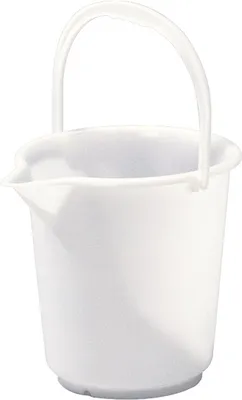 Produktbild von Eimer 10,5l HD-Polyethylen natur Kunststoffbügel D.286mm H.283mm HÜNERSDORFF