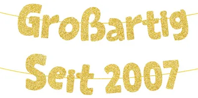 Productafbeelding van Glitterbanner 19e verjaardag, decoratie voor verjaardagsfeest