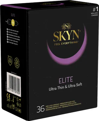 Produktbild von SKYN Elite SKYNFEEL Kondome – ultradünn, weich, gerade Form, Durchmesser 53 mm, 36 Stück