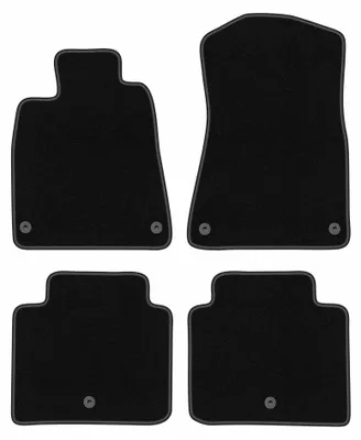 Imagen del producto de Alfombrillas de moqueta para Lexus GS III 2005-2012 (sedán) – juego de 4 piezas, negras, a medida – Wielganizator BASIC