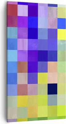 Produktbild von Bild auf Leinwand - Leinwandbild - Abstraktion modern - 55x100cm - Wand Bild - Wanddeko - Leinwanddruck - Bilder - Kunstdruck - Wanddekoration - Leinwand bilder - Wandkunst - PA55x100-4009