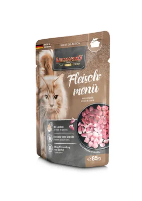 Immagine prodotto di Menu di carne LEONARDO con olio di salmone 16x 85g