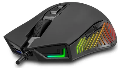 Image de INCA Gaming Maus IMG-GT17   6400 DPI, RGB, 7 Tasten, USB, SW retail