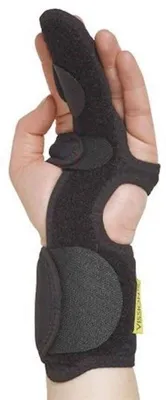 Produktbild von Basko Vission Fingerorthese - M - Universell - Schwarz