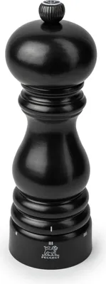 Produktbild von PEUGEOT Salzmühle PARIS 18cm Satin-Schwarz Lackiert Buchenholz Stahlmahlwerk