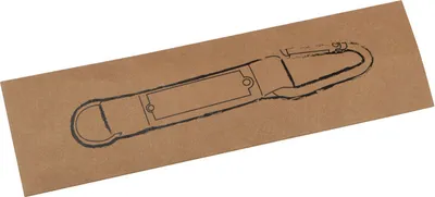 Produktbild von Schlüsselanhänger mit Karabiner / Farbe: rot