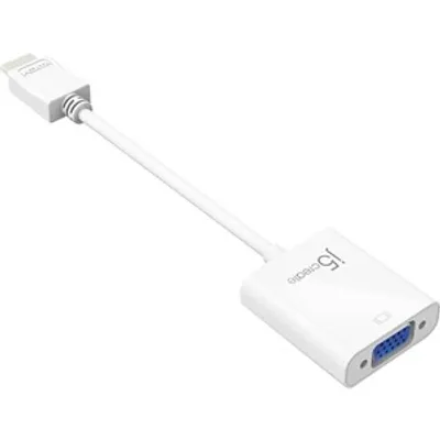 Produktbild von j5create JDA213-N HDMI™ zu VGA Adapter, 0,1 m, HDMI, VGA, Männlich, Weiblich, 1920 x 1080 Pixel