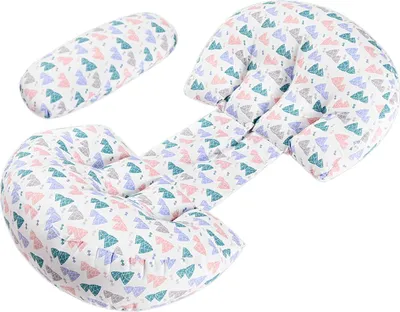 Obrázek produktu pro Polštář na kojení ve tvaru písmene U, vhodný pro spaní na boku, lze prát v pračce, Lord Pocket Pillow, malý, hnědý, Berg