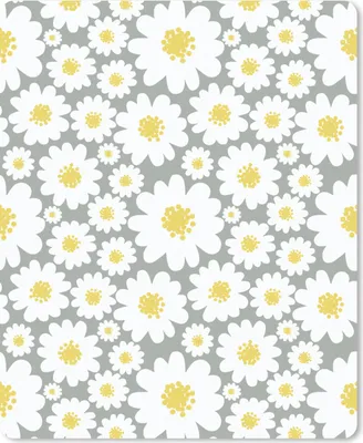 Produktbild von MuchoWow® Mauspad Mousepad Mädchen - Gänseblümchen - Blumen - Muster - Mädchen - Weiß - Kinder - Kinder 30x40 cm - Mousepads - Maus Mat - Pad - Mausunterlage - Mausmatten