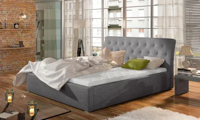 Obrázok produktu pre Čalúnená posteľ 180x200 NEPHELE 2 - šedá