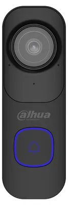 Immagine prodotto di Campanello intelligente DAHUA con videocamera DB41AB/ Wi-Fi/ 4Mpix/ H.265/ Protezione IP65/ IR fino a 10 m/ nero/ App CZ