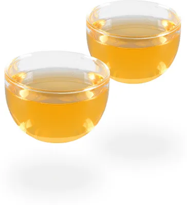Produktbild von Melina Teetassen / Teecups / Glascups, 2 Glastassen je 120ml, classic glänzend