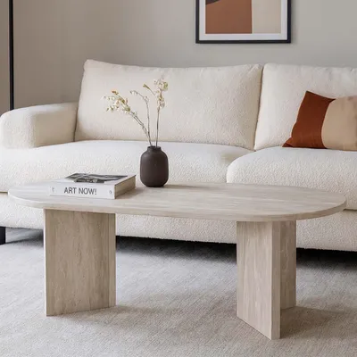 Produktbild von Milton & Oldbrook Couchtisch 120 cm Kavarna Travertinlook
