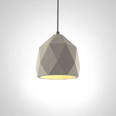 Produktbild von Pendelleuchte, E27, Lampe Für Wohnzimmer Esszimmer Küche, Höhenverstellbar Farbe Beton-Stein-Grau