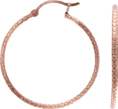 Zdjęcie produktu dla Kolczyki typu "creol" damskie, srebro próby 925, średnica 3,0 cm