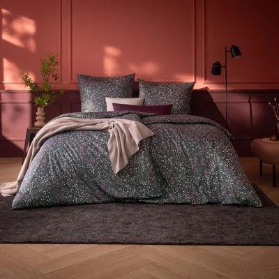 Produktbild von Estella Interlock Jersey Bettwäsche Aline 6391-810 Anthrazit 135x200