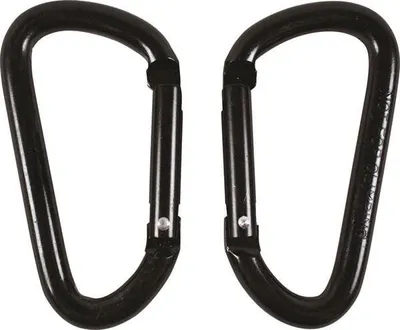 Obrázek produktu pro Karabińczyk BCB czarny 8 mm 2 szt.
