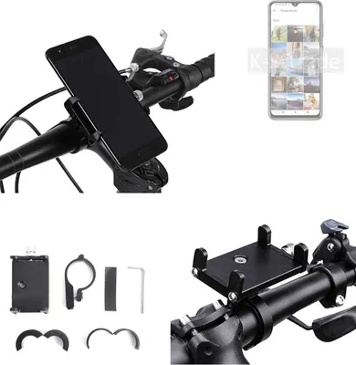 Produktbild von K-S-Trade Handyhalterung für das Fahrrad kompatibel mit Cubot Note 30 Halter Lenkstange Fahrradhalterung Motorrad Bike Mount Befestigung Smartphone