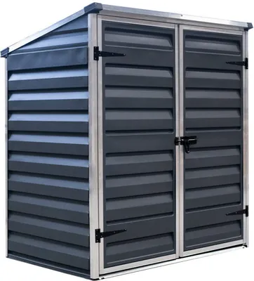 Produktbild von Palram - Canopia Aluminium Gerätebox Voyager Schwarz 90x139x147 cm