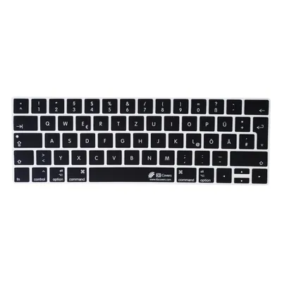 Produktbild von Tastatur Cover Deutsch Schwarz für MacBook Pro 13"/15" ab 2016