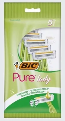 Produktbild von Bic Damenrasierer Pure 3 Lady - 5 Stück Packung