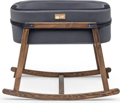 Produktbild von Skye Decor, Hier - Black, Walnut, Wiegen, Schwarz, Holz, 90 x 70 x 58 cm
