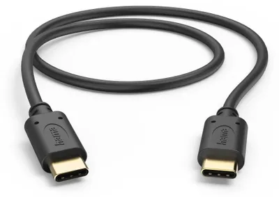 Image de Hama Câble de charge USB-C 0,5m, noir, haute vitesse